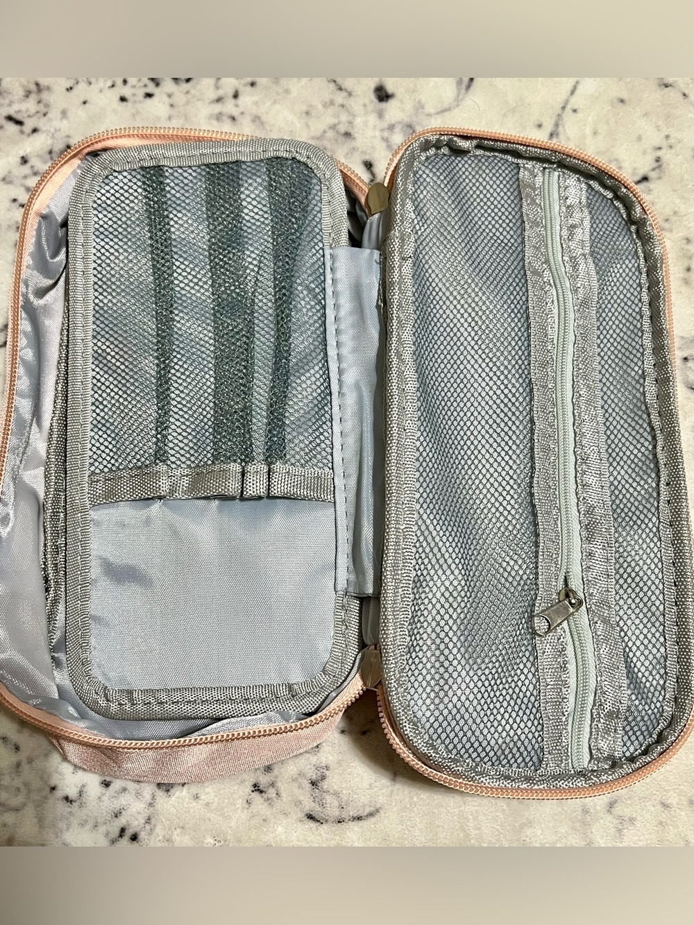 NEW BTS Travel Pouch (soft pink) 9.5in x4in x 2in - Picture 5 of 7